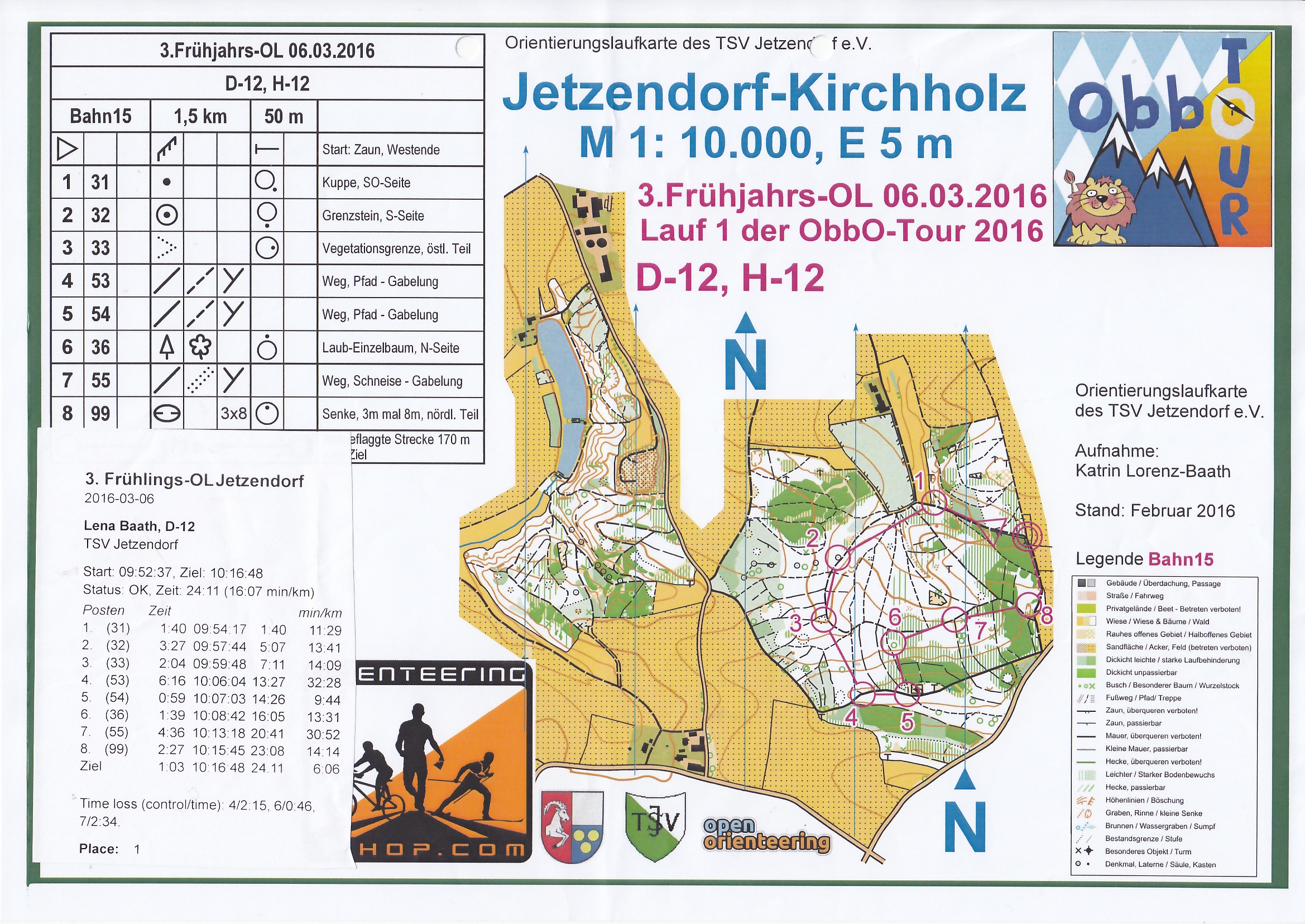 3. Frühjahrs-OL Jetzendorf (2016-03-06)