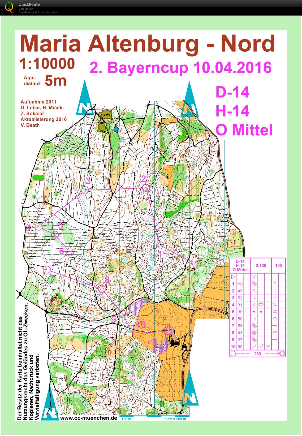 Bayerncup 2016 Lauf 2 (10.04.2016)