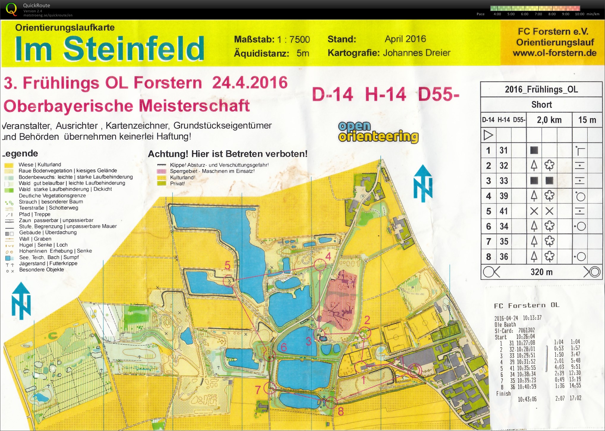 Oberbayerische Meisterschaften 2016 - Forstern (2016-04-24)