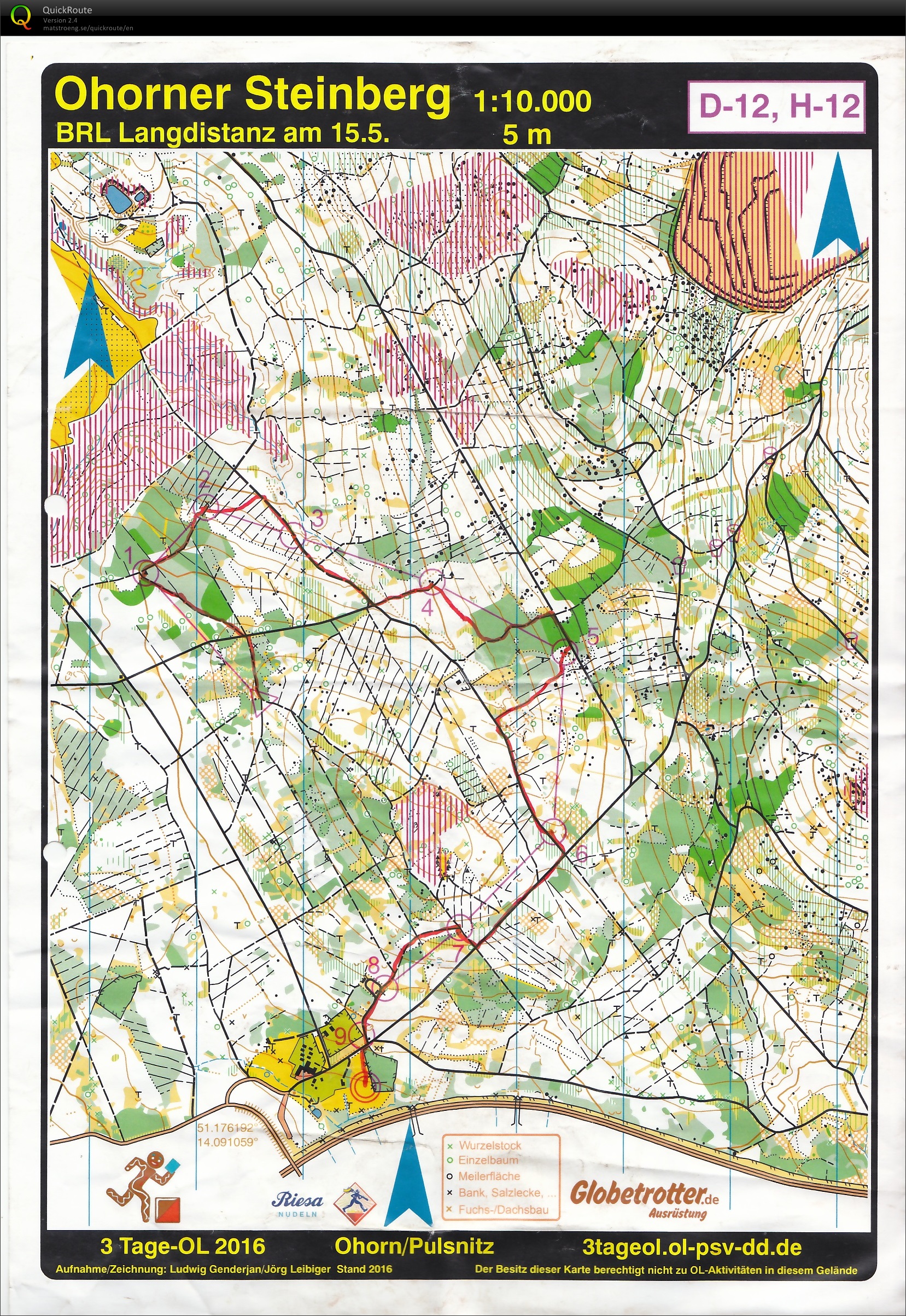 3-Tage-OL Pulsnitz E2 (15.05.2016)