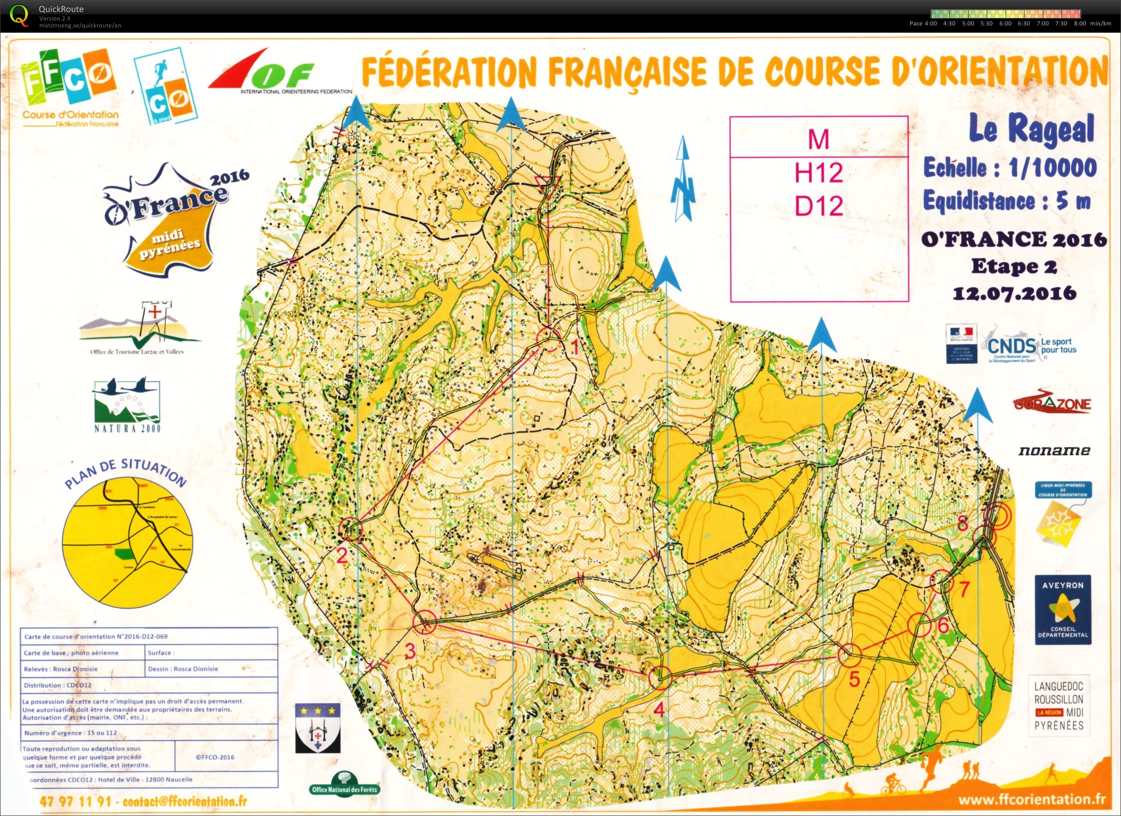O-France 2016 Etappe 2 (2016-07-12)