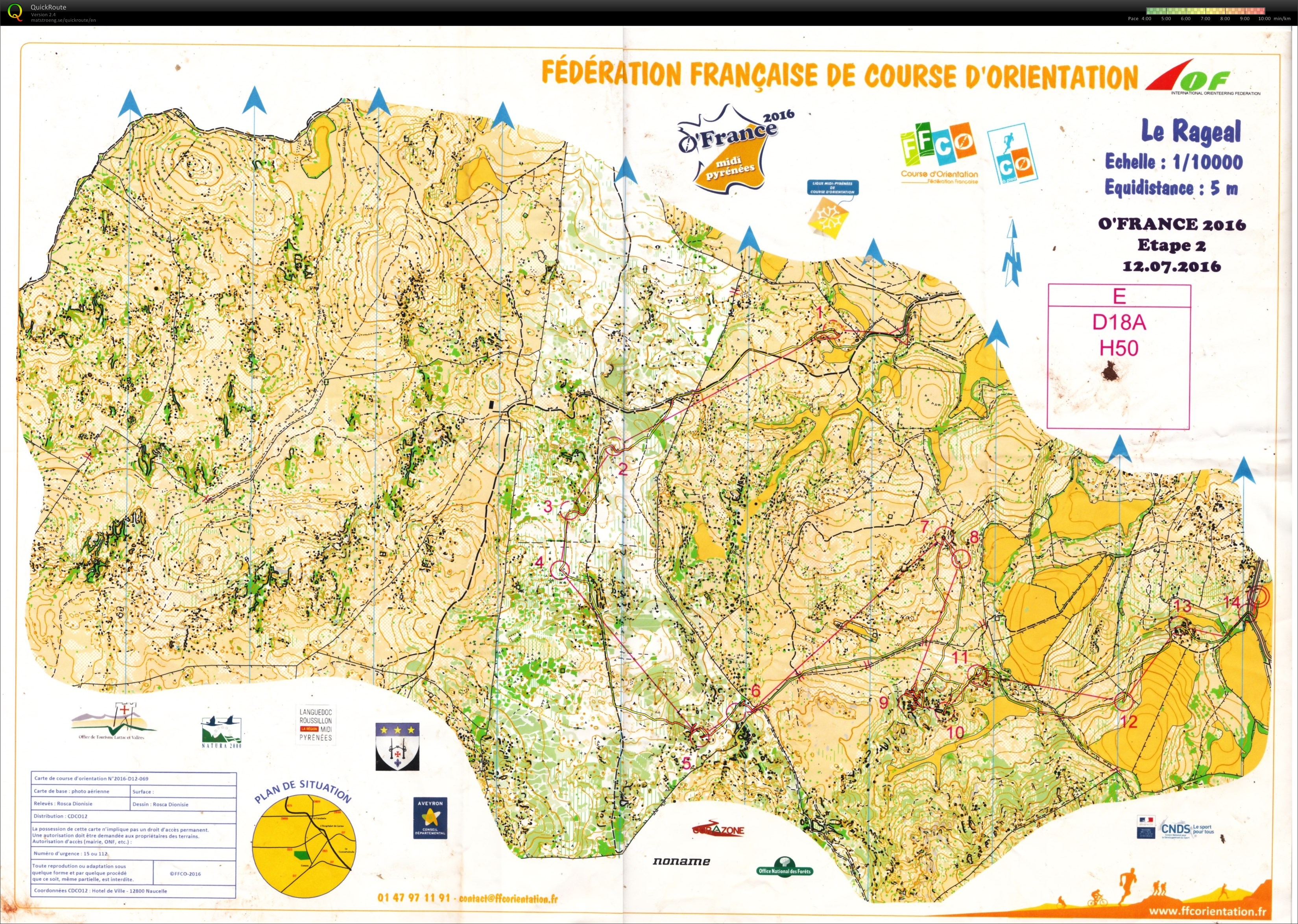 O-France 2016 Etappe 2 (2016-07-12)