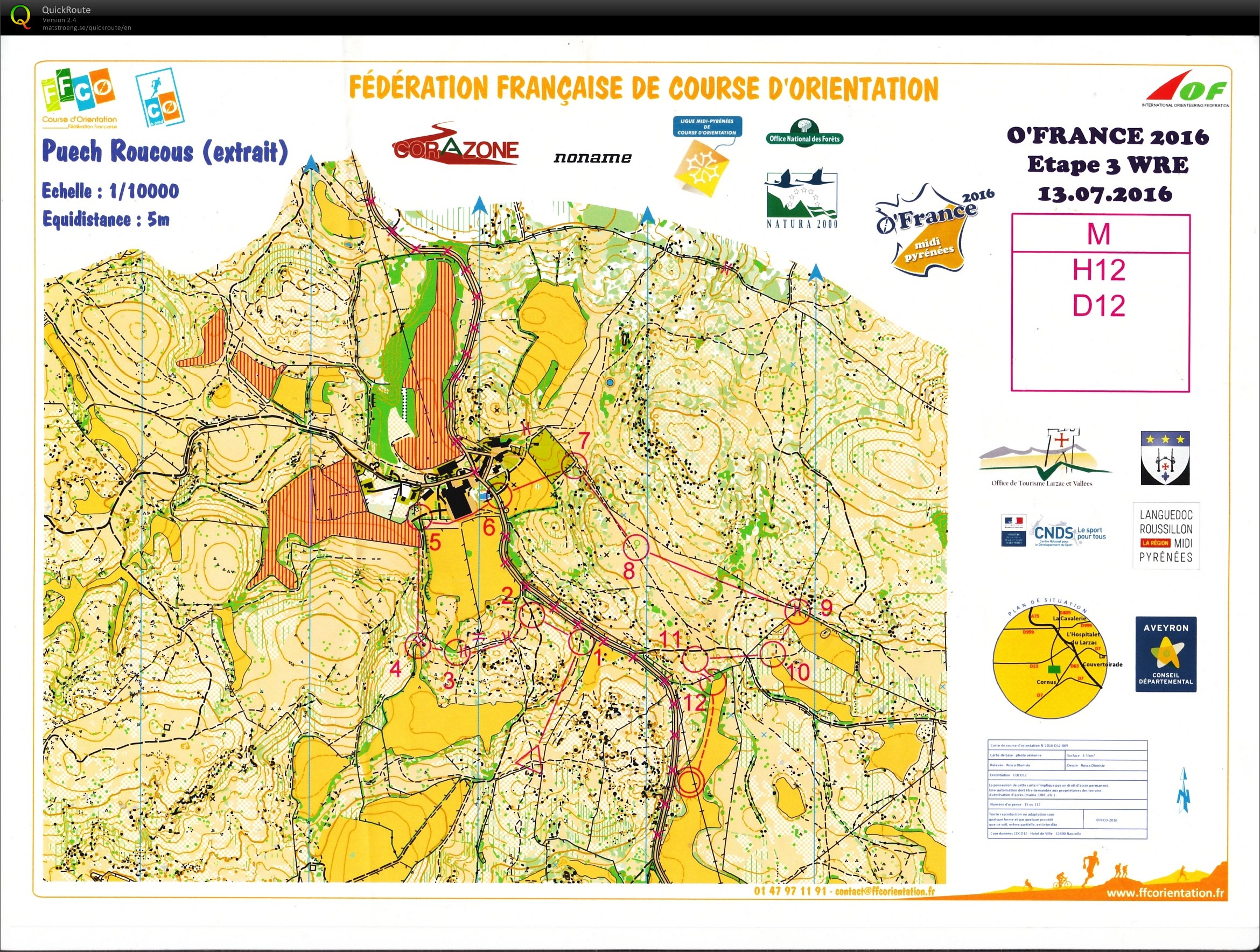 O-France 2016 Etappe 3 (13.07.2016)