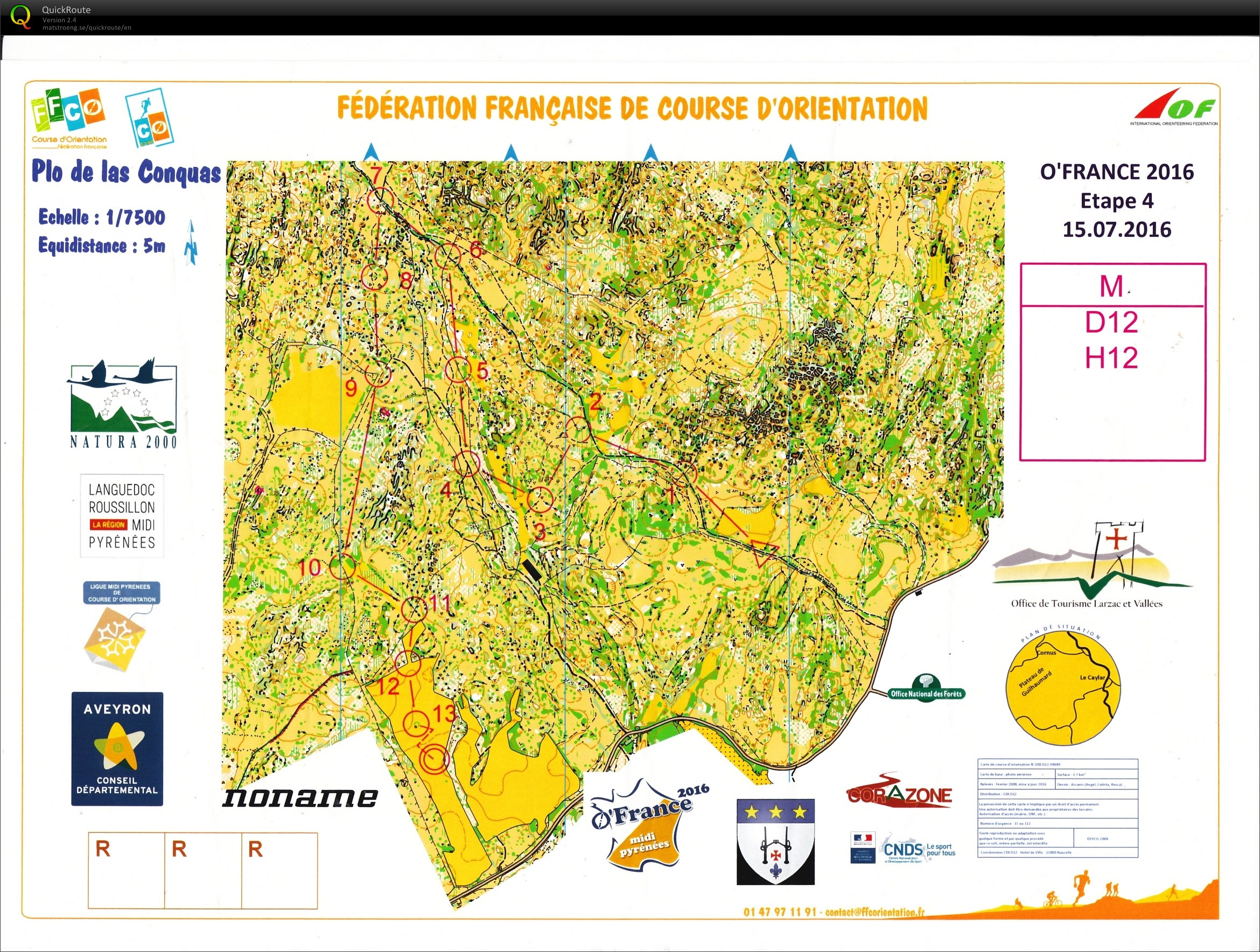 O-France 2016 Etappe 4 (15.07.2016)