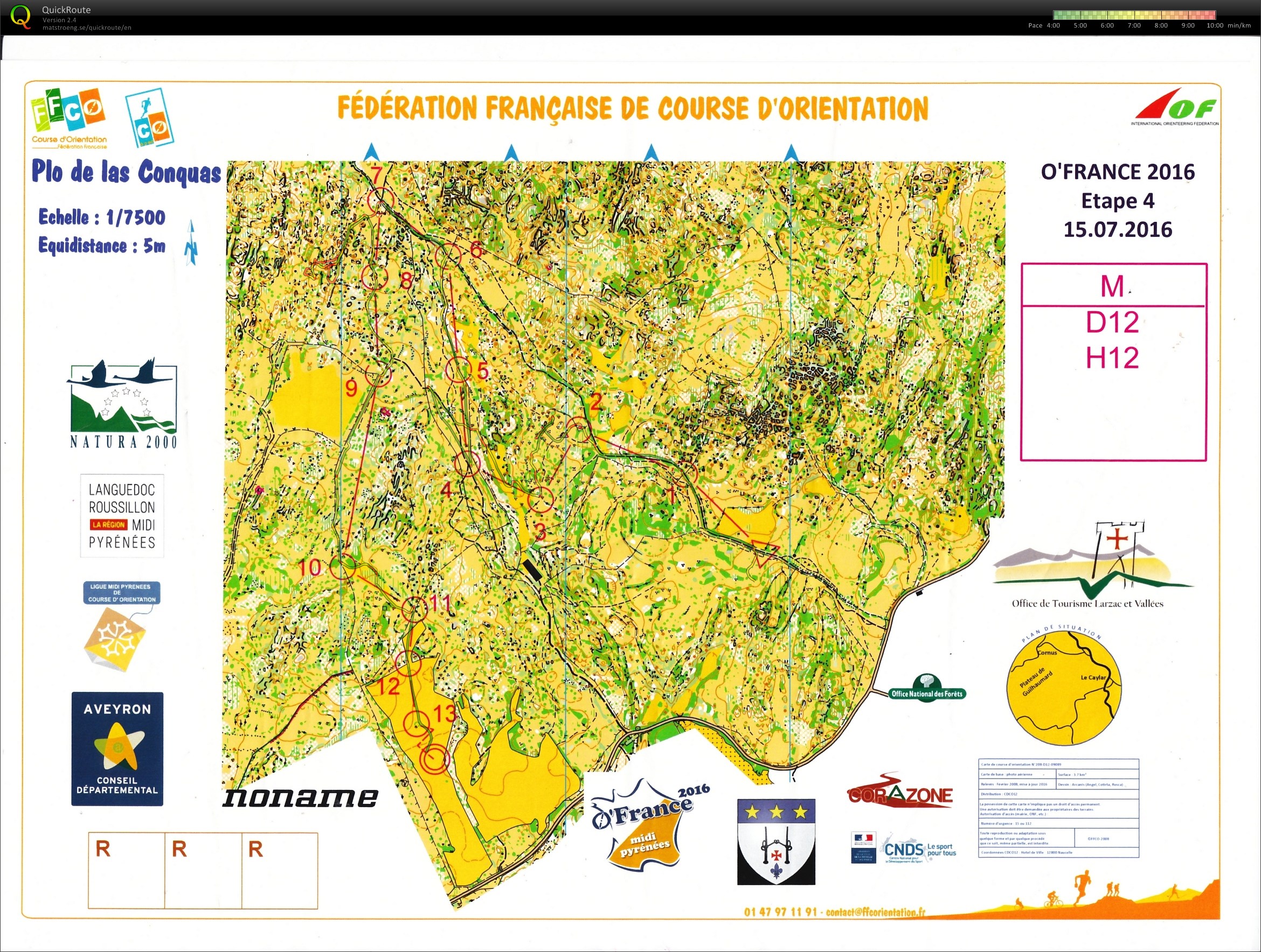 O-France 2016 Etappe 4 (15.07.2016)