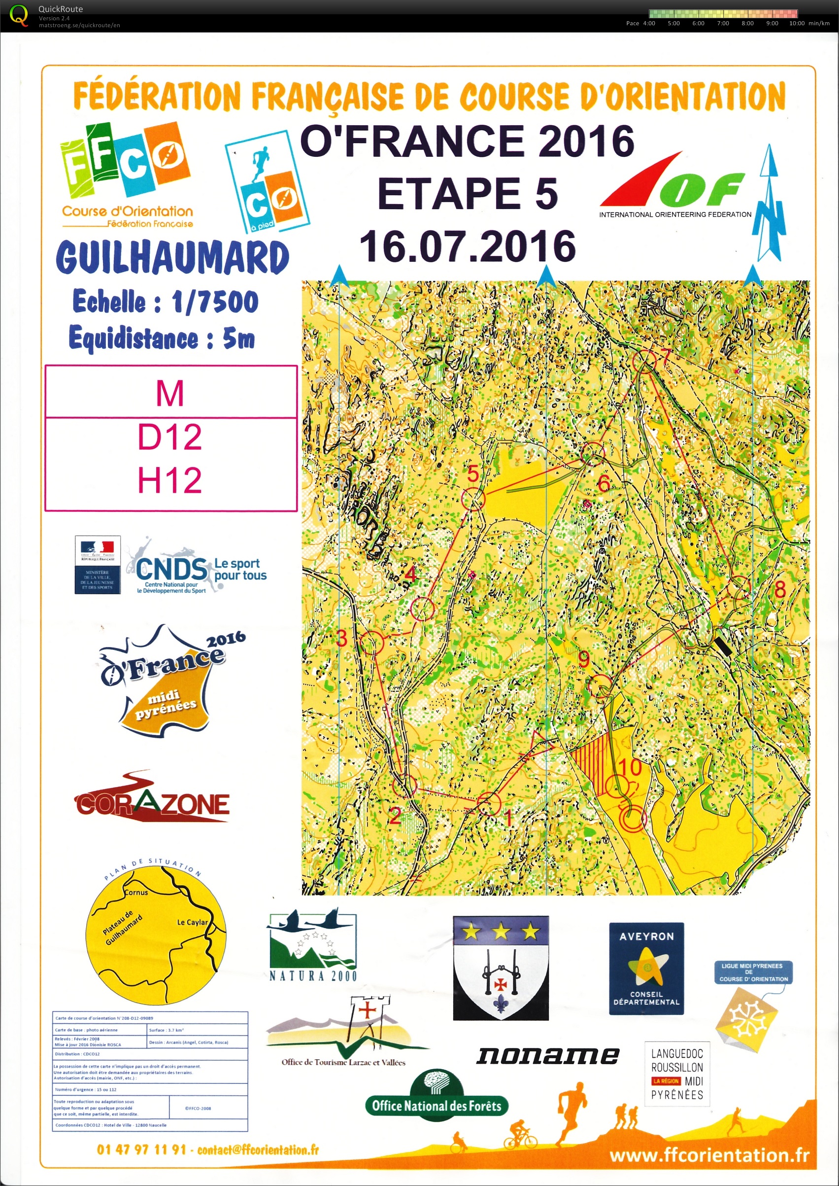 O-France 2016 Etappe 5 (16-07-2016)