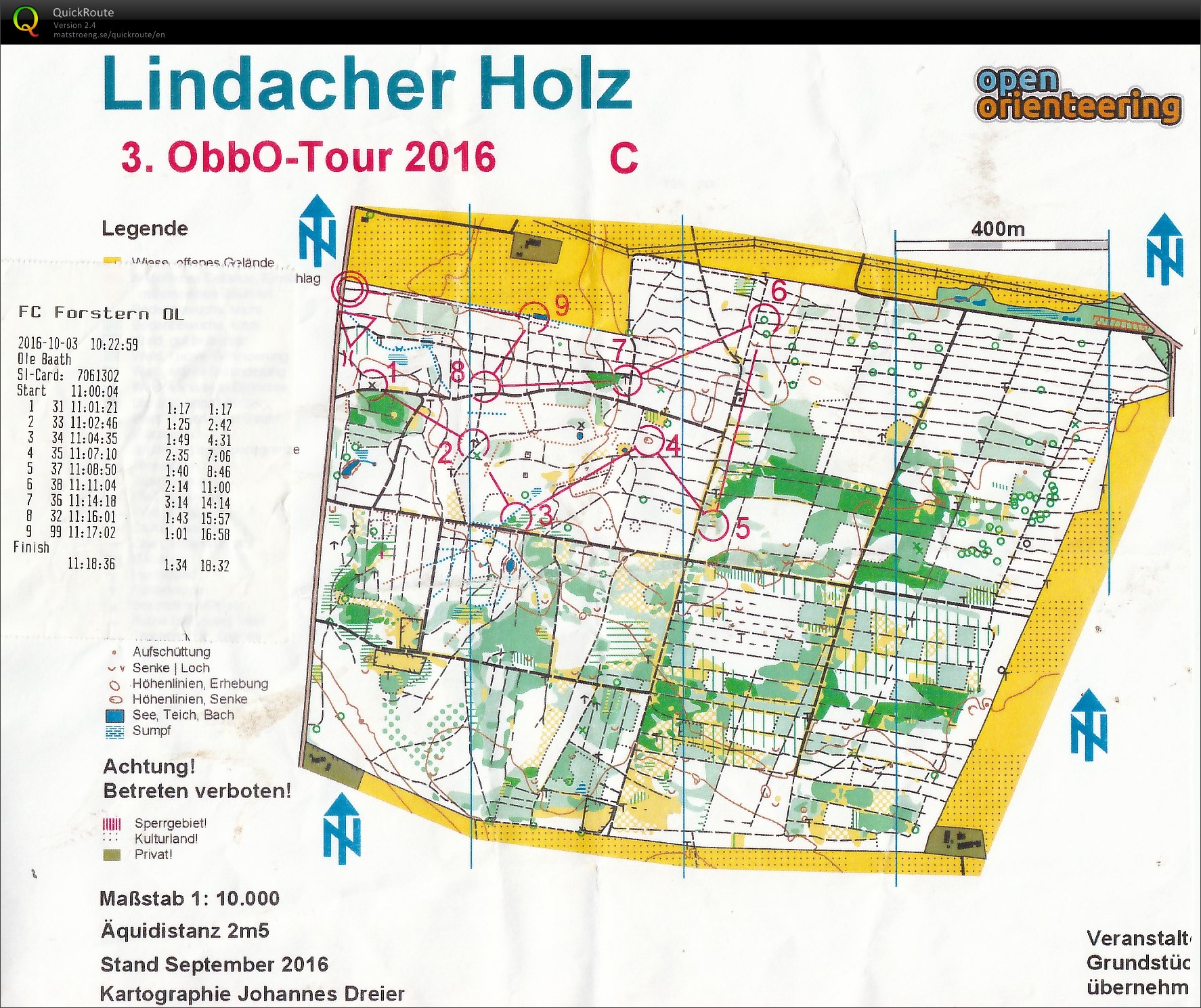 Obb-O-Tour 2016 Lauf 3 (03.10.2016)