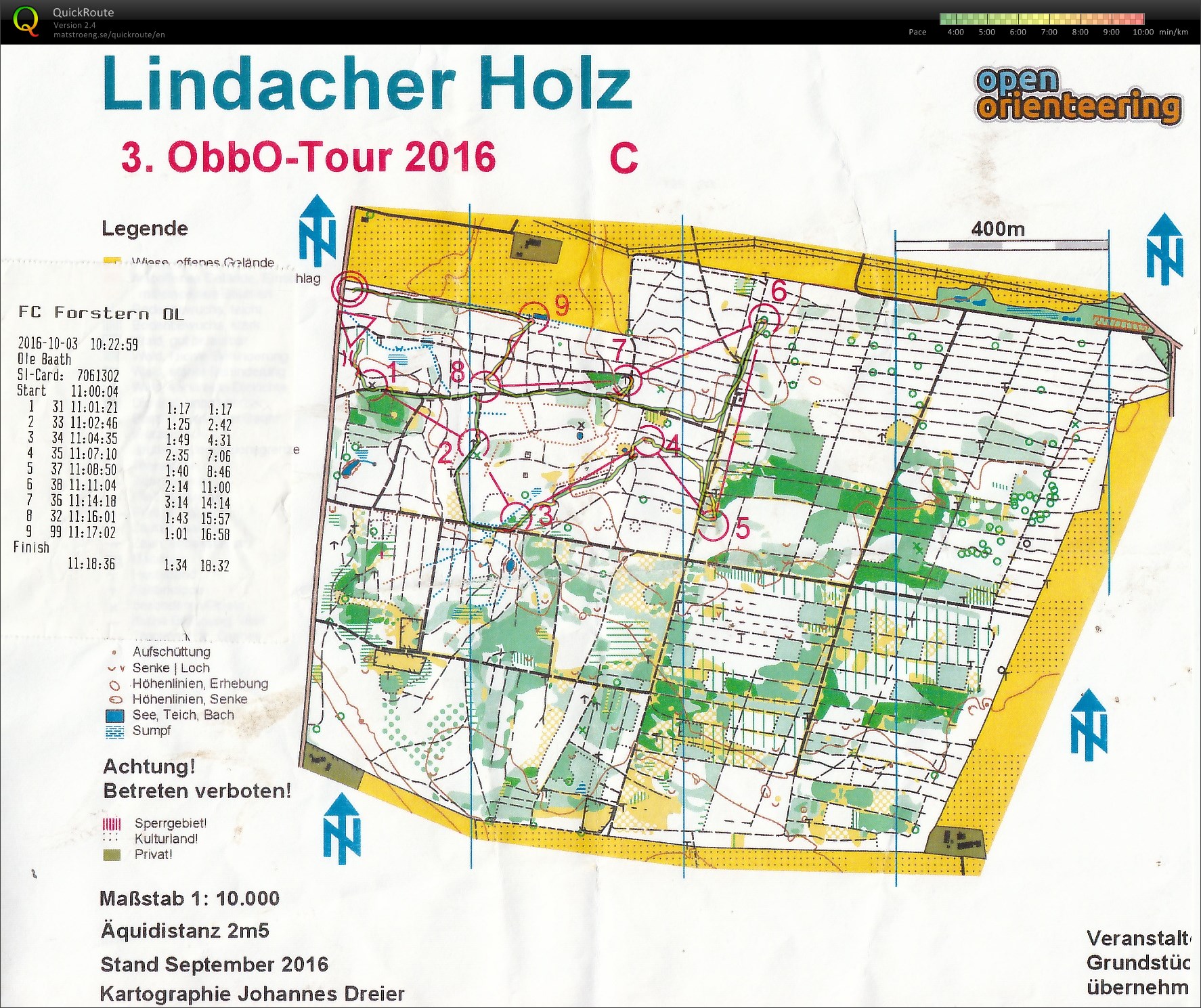 Obb-O-Tour 2016 Lauf 3 (03.10.2016)