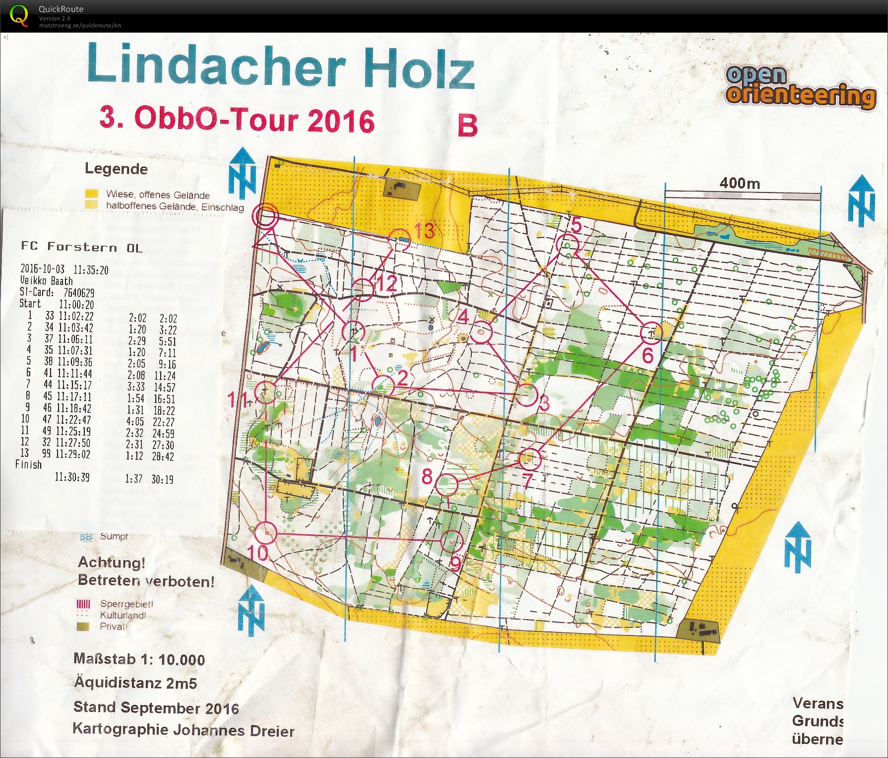 Obb-O-Tour 2016 Lauf 3 (03.10.2016)