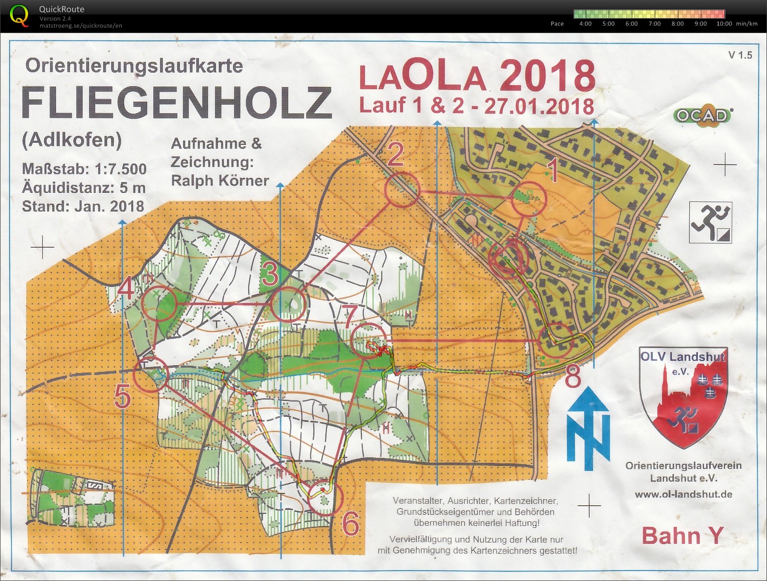 LaOLA 2018 Lauf 1 (27/01/2018)