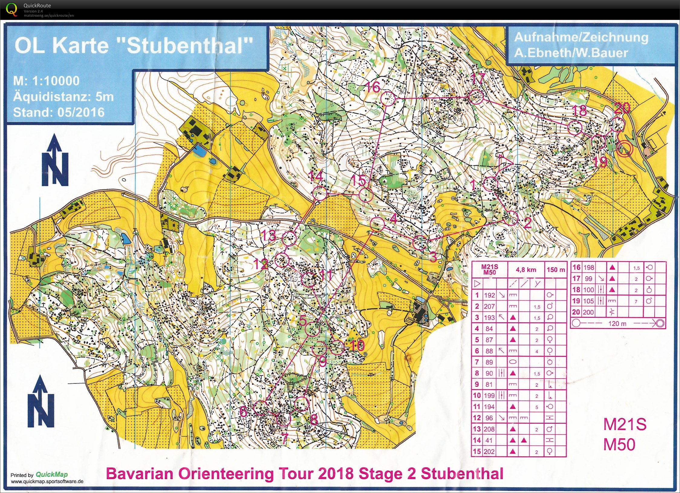 Bavarian O-Tour 2018 Tag 2 (2018-08-11)