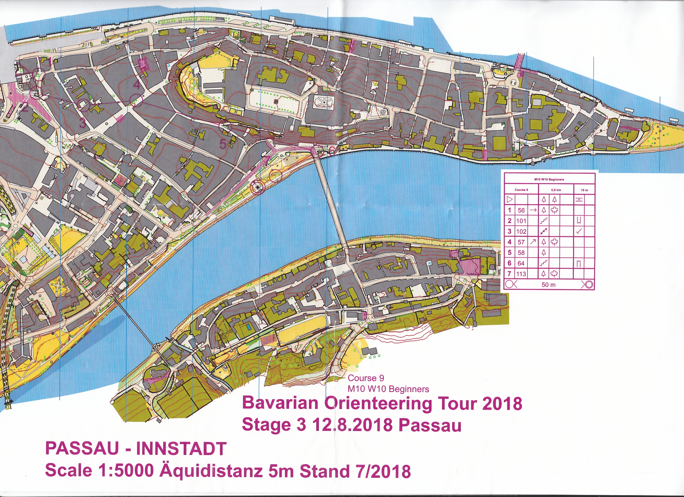 Bavarian O-Tour 2018 Tag 3 (12-08-2018)