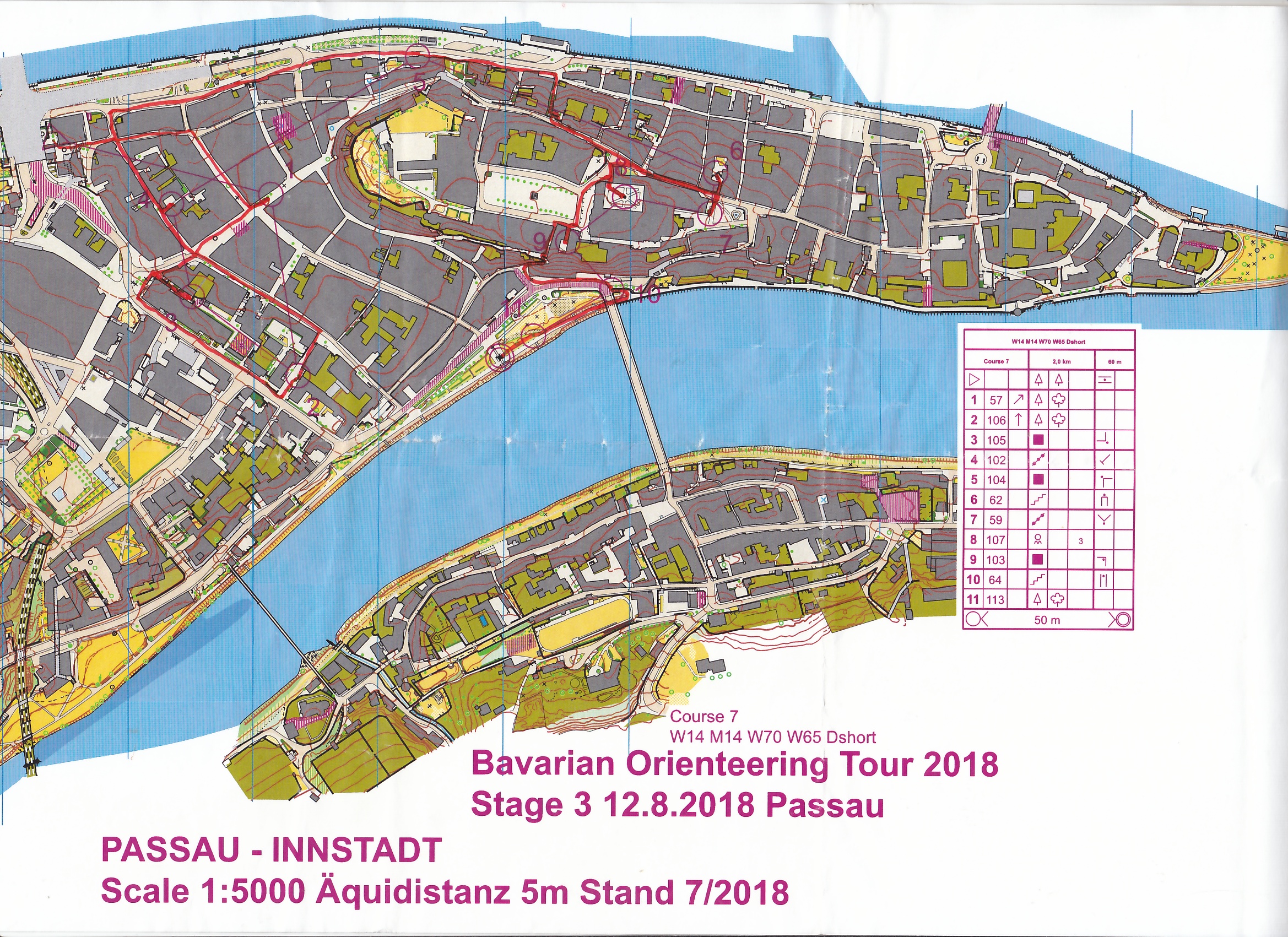 Bavarian O-Tour 2018 Tag 3 (12/08/2018)