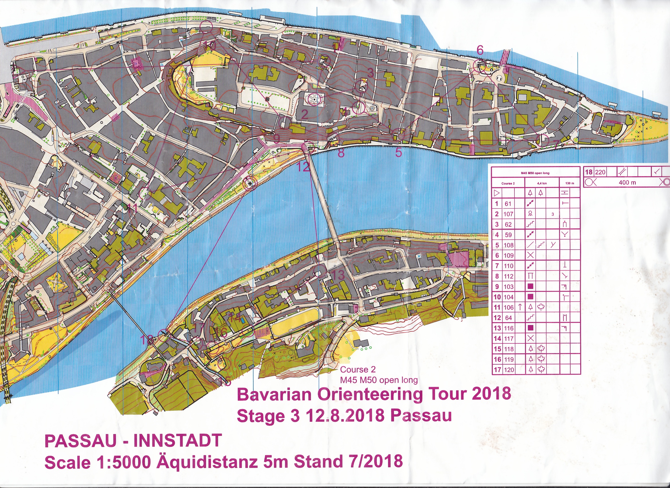 Bavarian O-Tour 2018 Tag 3 (2018-08-12)