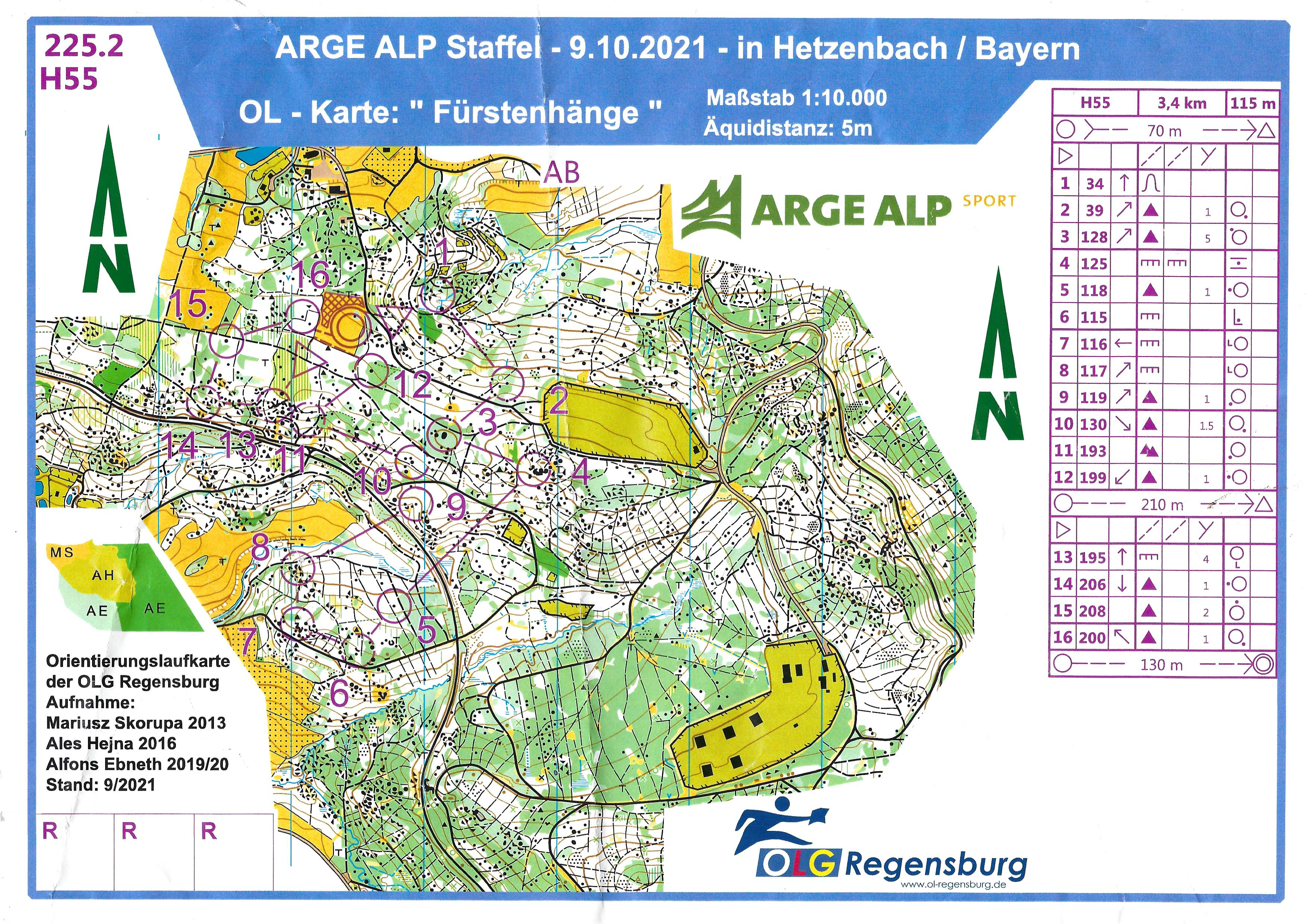 Arge Alp 2021 Regensburg Staffel (09/10/2021)