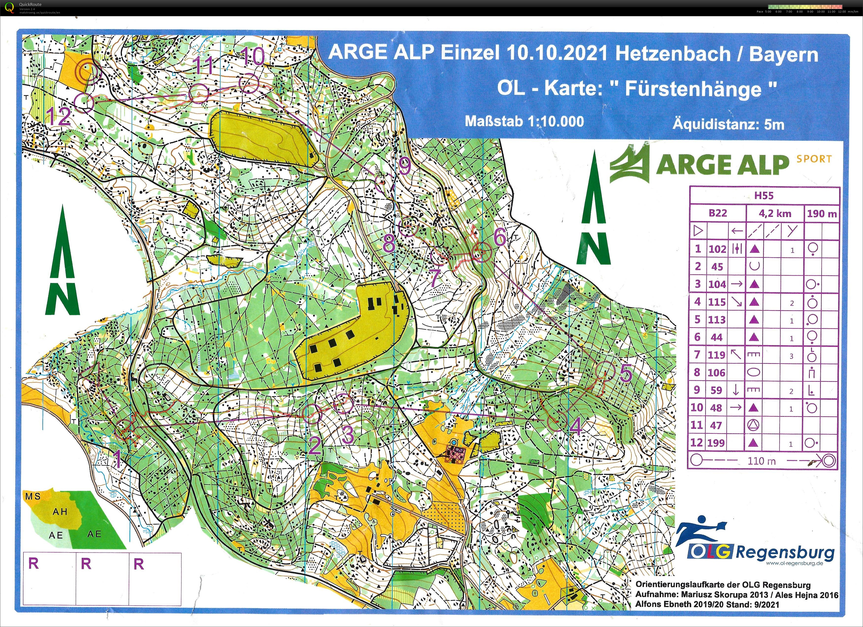 Arge Alp 2021 Regensburg Einzel (10-10-2021)