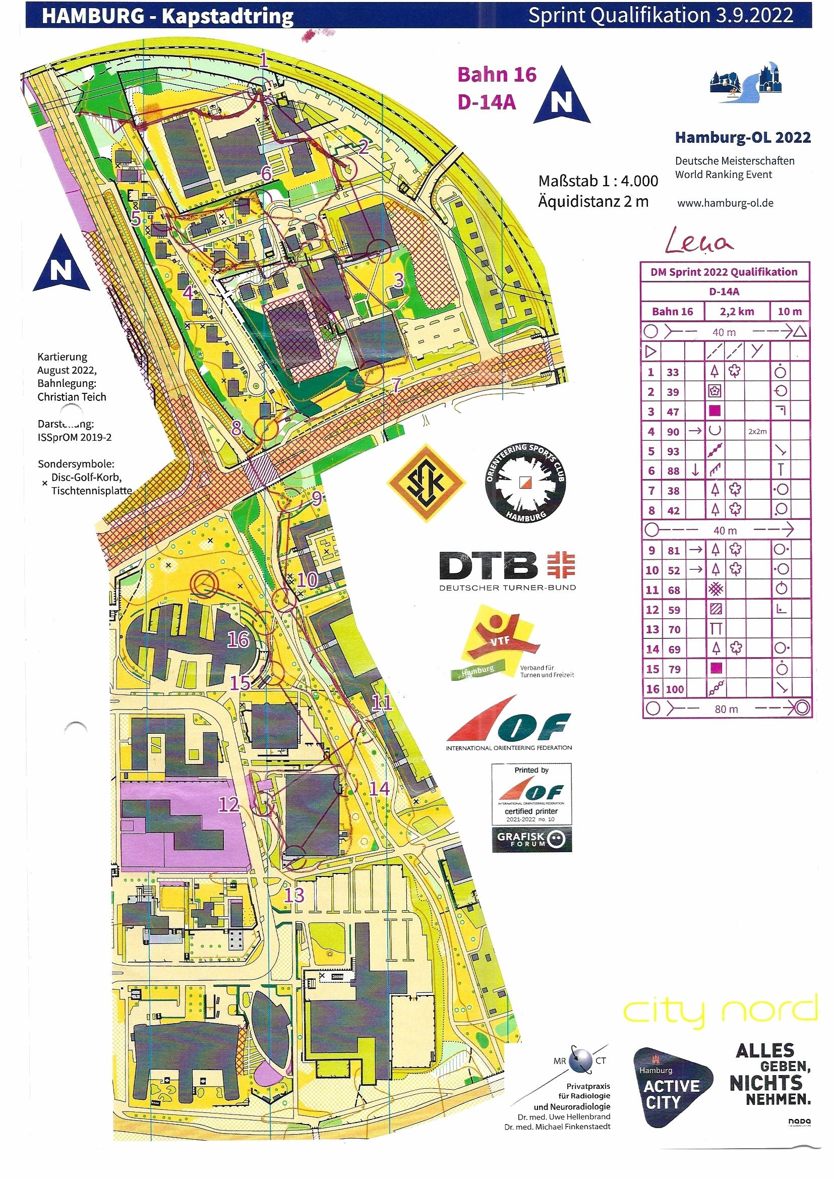 Deutsche Meisterschaften Sprint 2022- Quali (03/09/2022)
