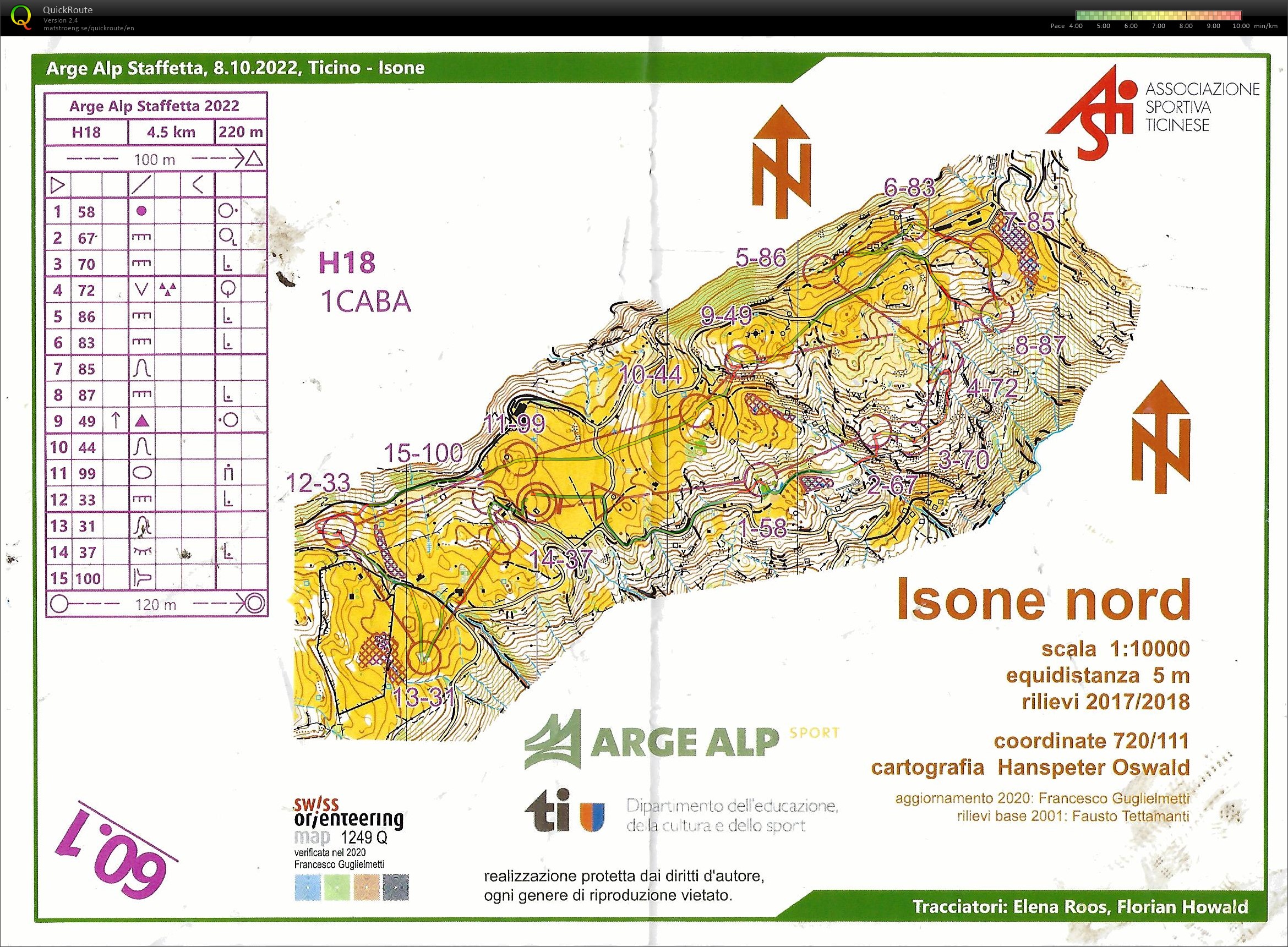 Arge Alp 2022 Isone - Staffel (08.10.2022)