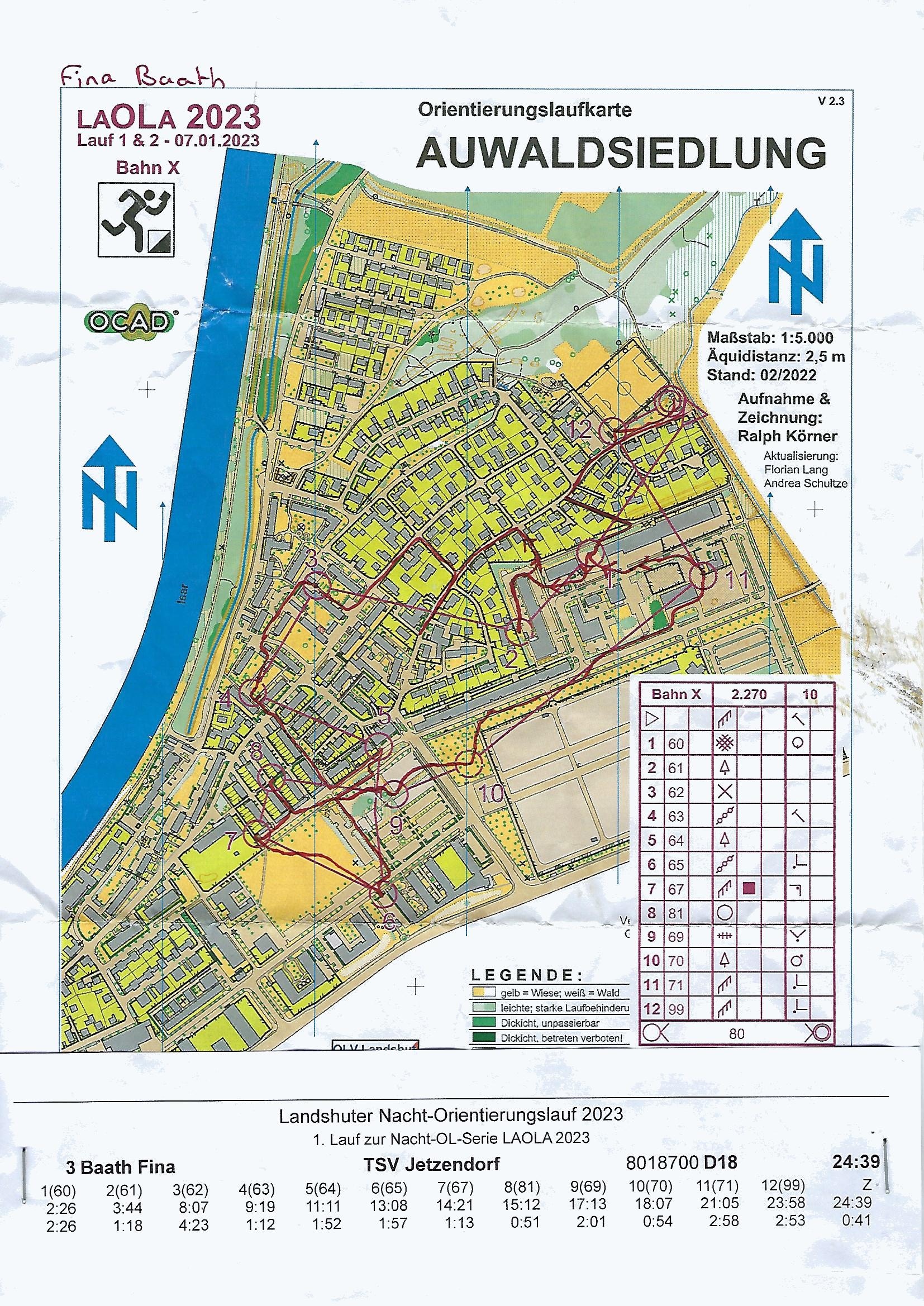 Landshuter OL-Abend 1 (07-01-2023)