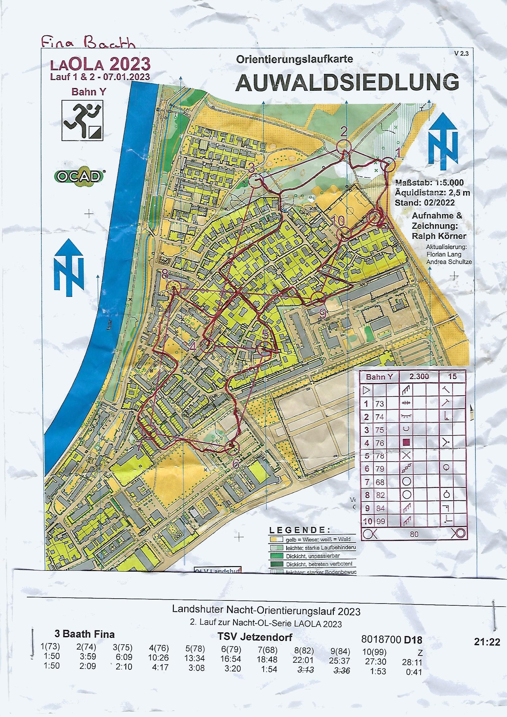 Landshuter OL-Abend 2 (07/01/2023)