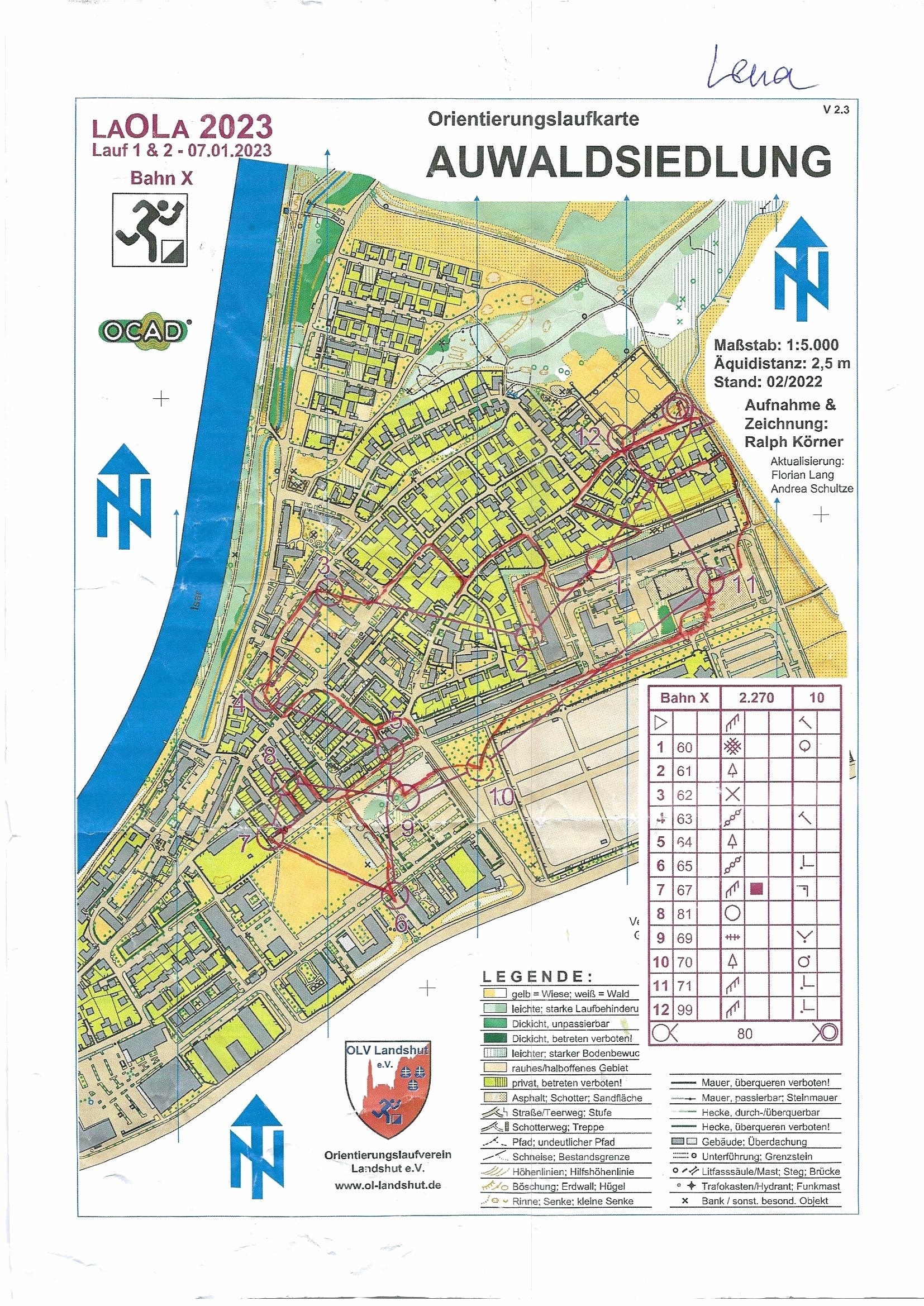 Landshuter OL-Abend 1 (07.01.2023)