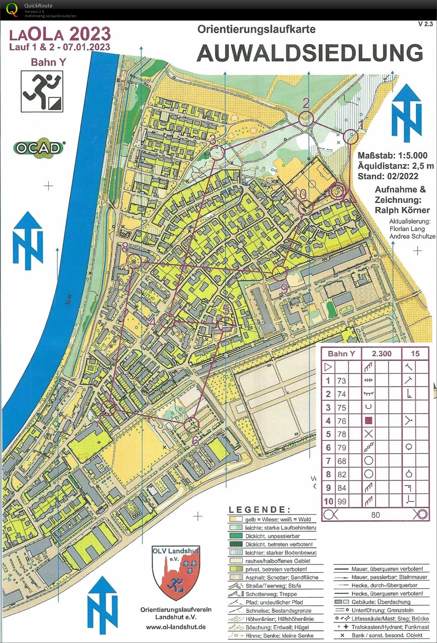 Landshuter OL-Abend 1 (07-01-2023)