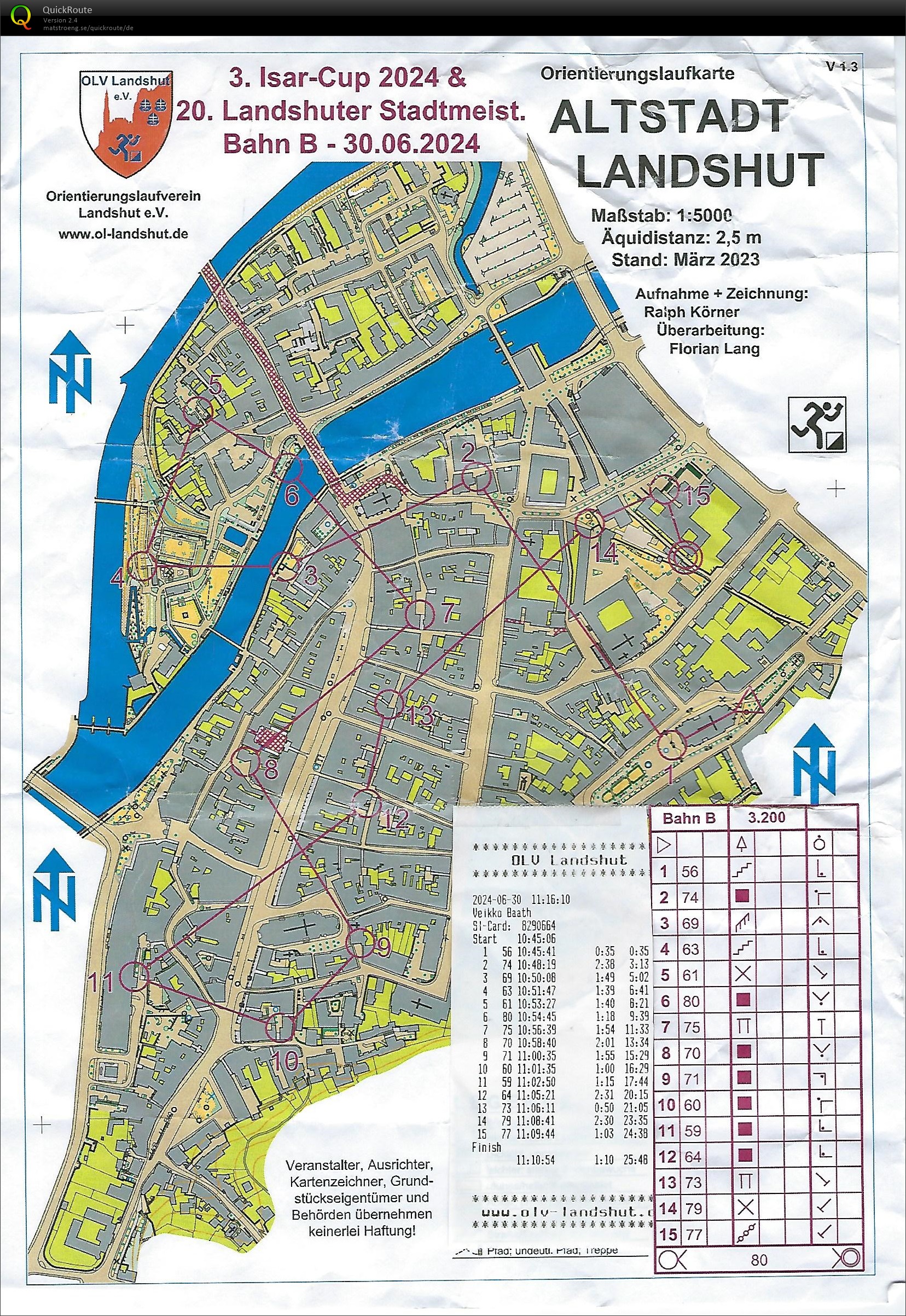 Isarcup 2024 Lauf 3 Landshut (30.06.2024)