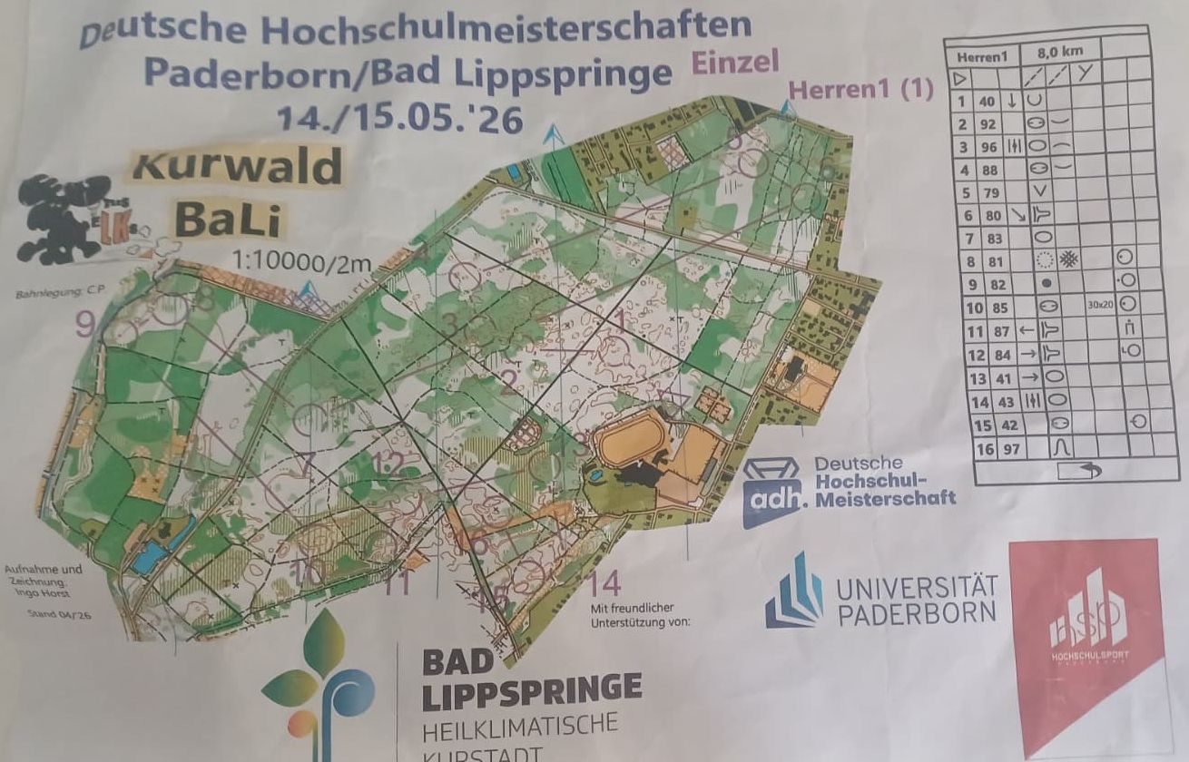 Deutsche Hochschulmeisterschaften Einzel 2026 (15.05.2026)